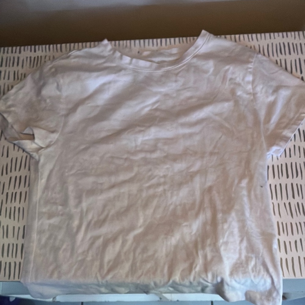 Plain white baby tee